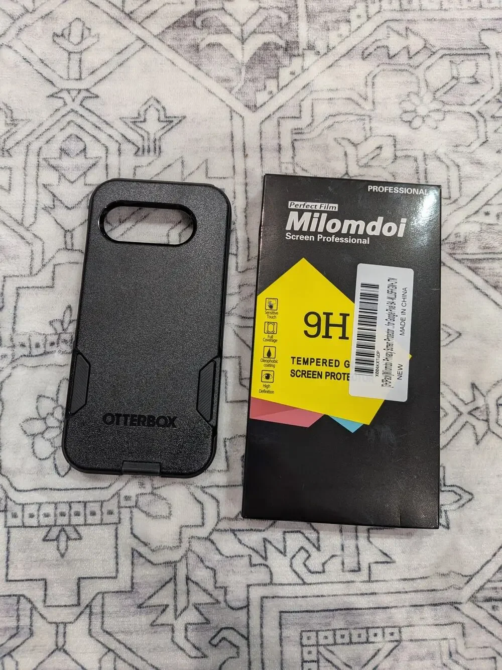 Google Pixel 9A Otterbox Case and Glass Screen Protector Bundle